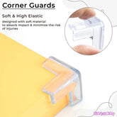 Baby Safety Corner Guards Furniture Edges (T Shaped 8 Pcs)